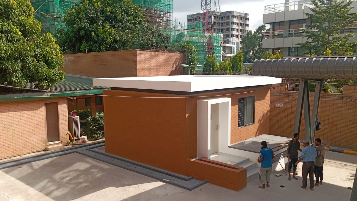 Guard House and Main Building Exterior