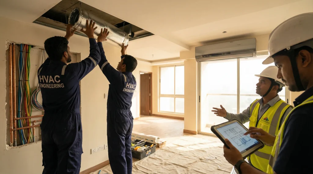 HVAC MEP engineering Installation